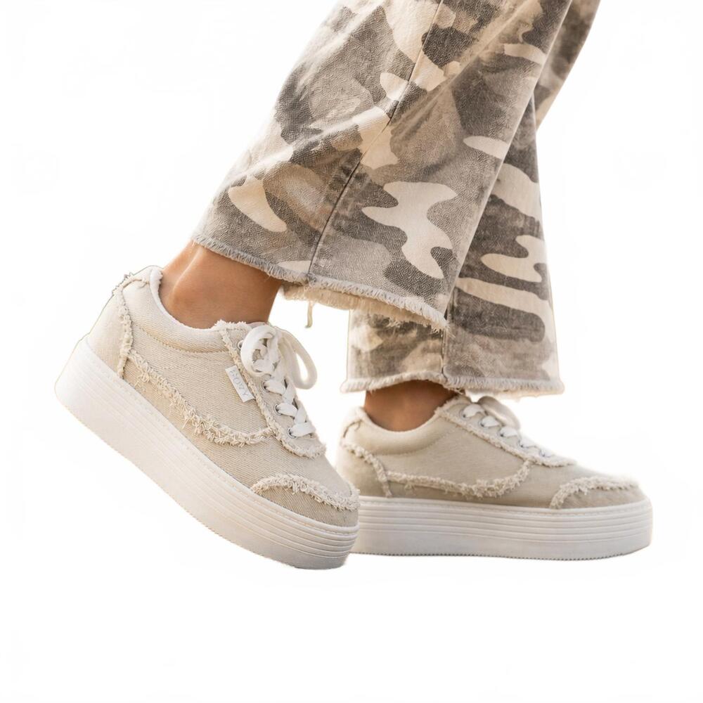 NEW ROXY women's sheilahh 2.0 frey sneaker in natural